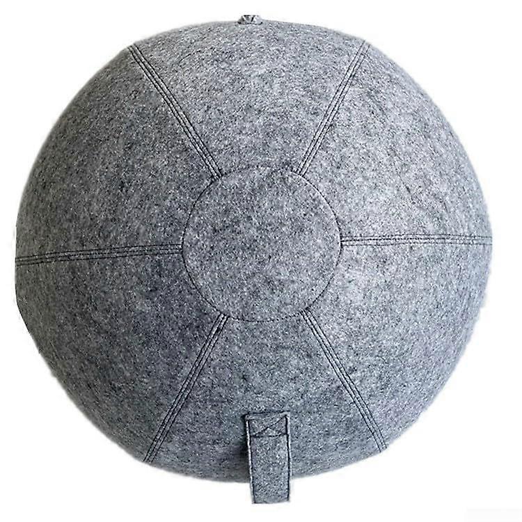 Felt Yoga Ball Cover 75cm Exercise Ball Protector Durable Foldable Sleeve for Stability Ball