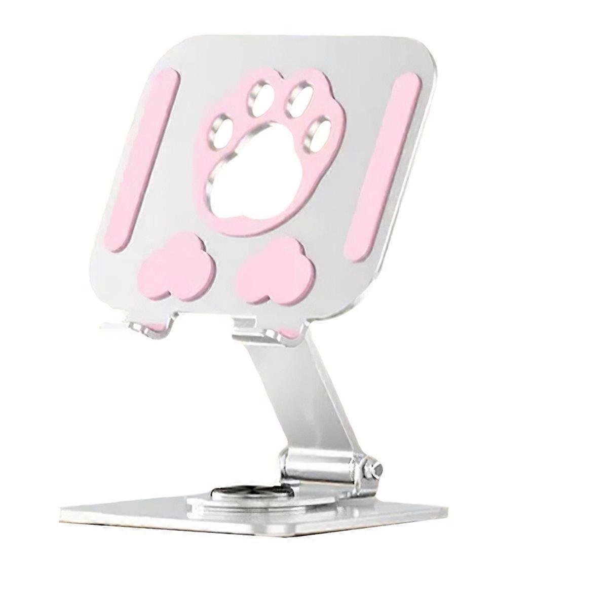 Multifunction Phone Tablet Desk Stand 360 Rotating Foldable Holder for Live Streaming Tablets Smar