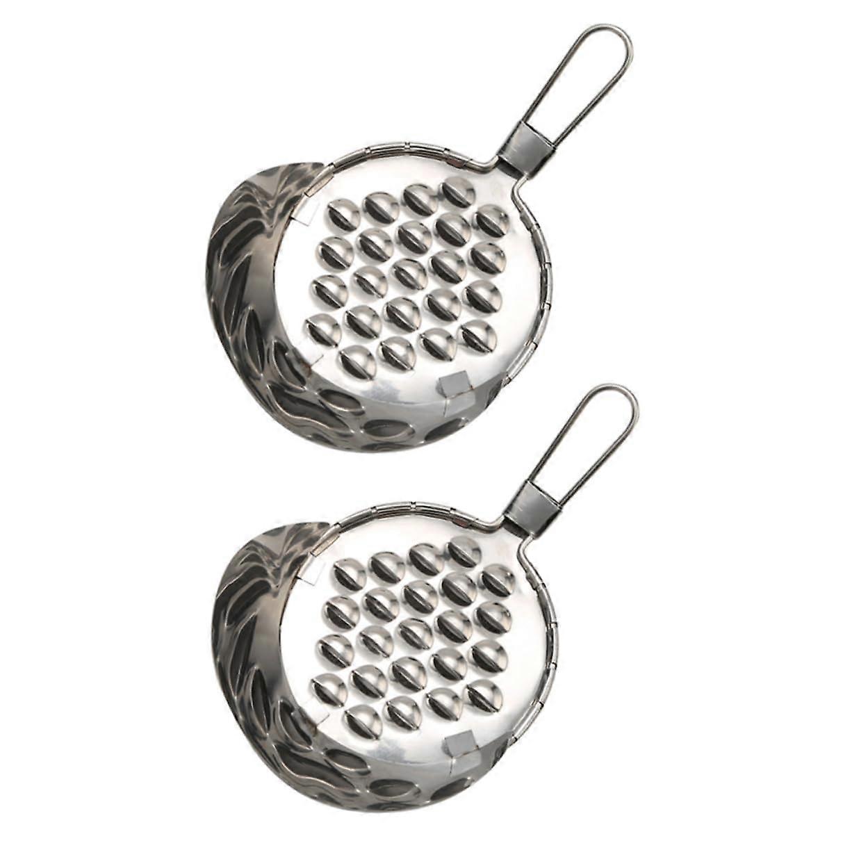 Stainless Steel Kitchen Scraper Set, Multifunction Jelly and Cold Noodle Tool, Ergonomic Grip