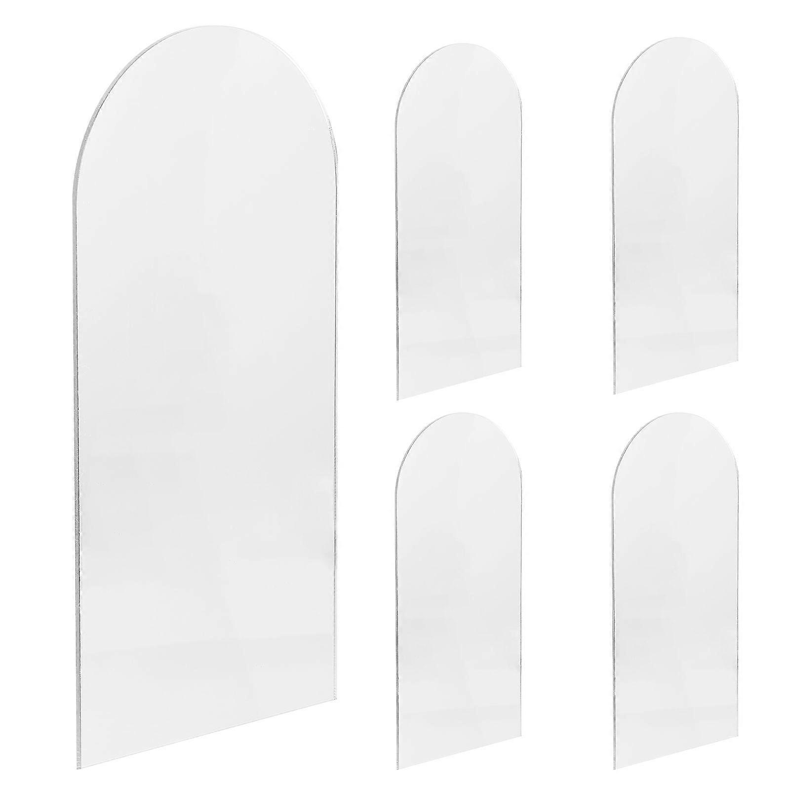 5pcs  Irregular Mirror Diy Acrylic Mirror Diy Irregular Mirror Sheet Mirror Diy Supply
