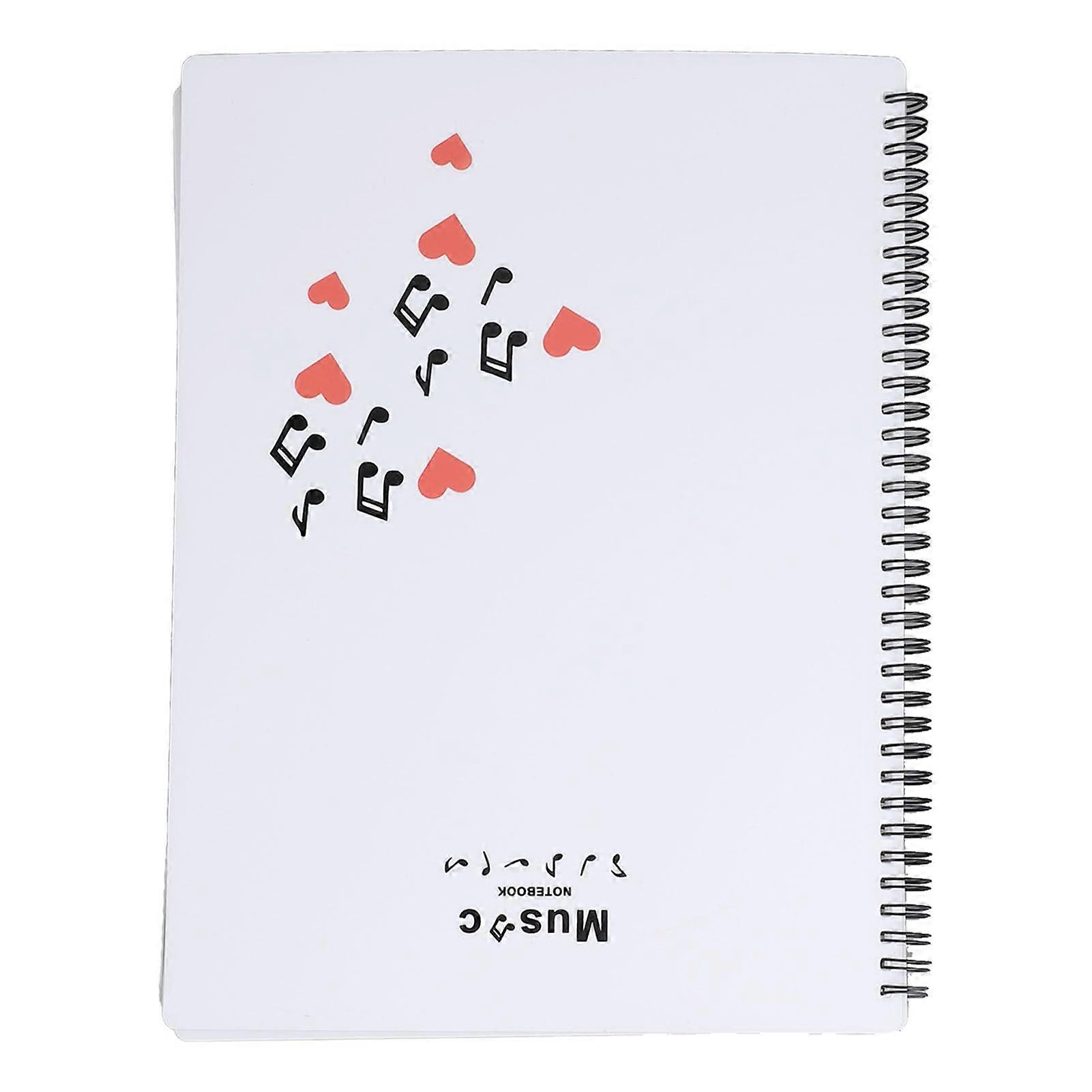 A4 Sheet Music Folder with 20 Sleeves 40 Pages DoubleSided Writable Choir Binder for Performances B Type
