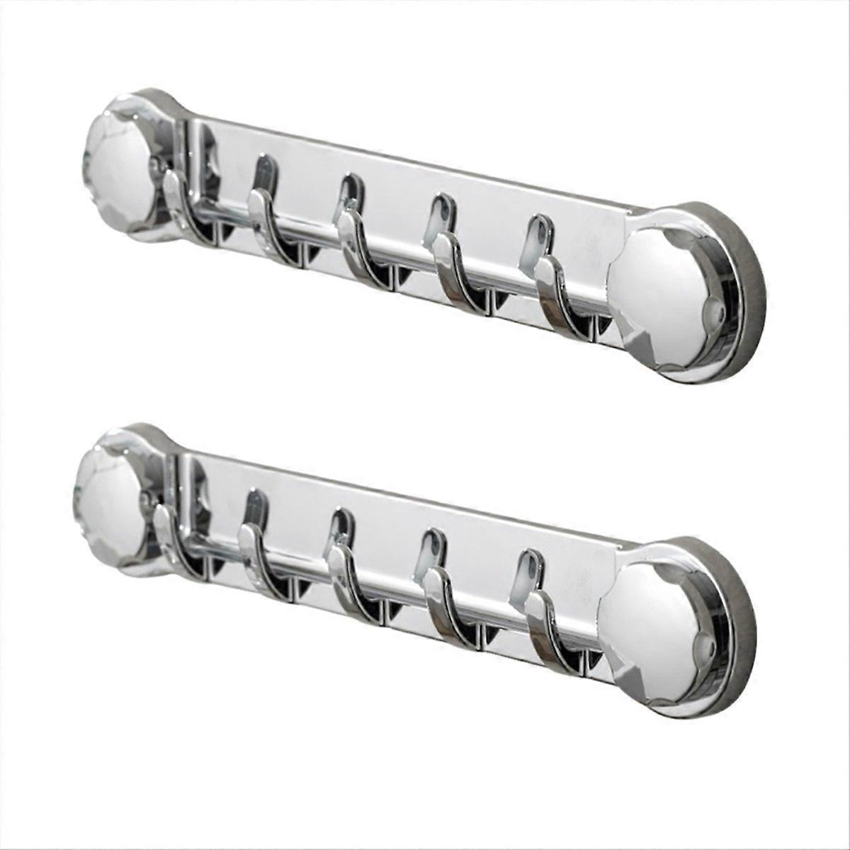 2PCS Bathroom Wall Hooks, Bathroom Towel Holder Shower Hooks