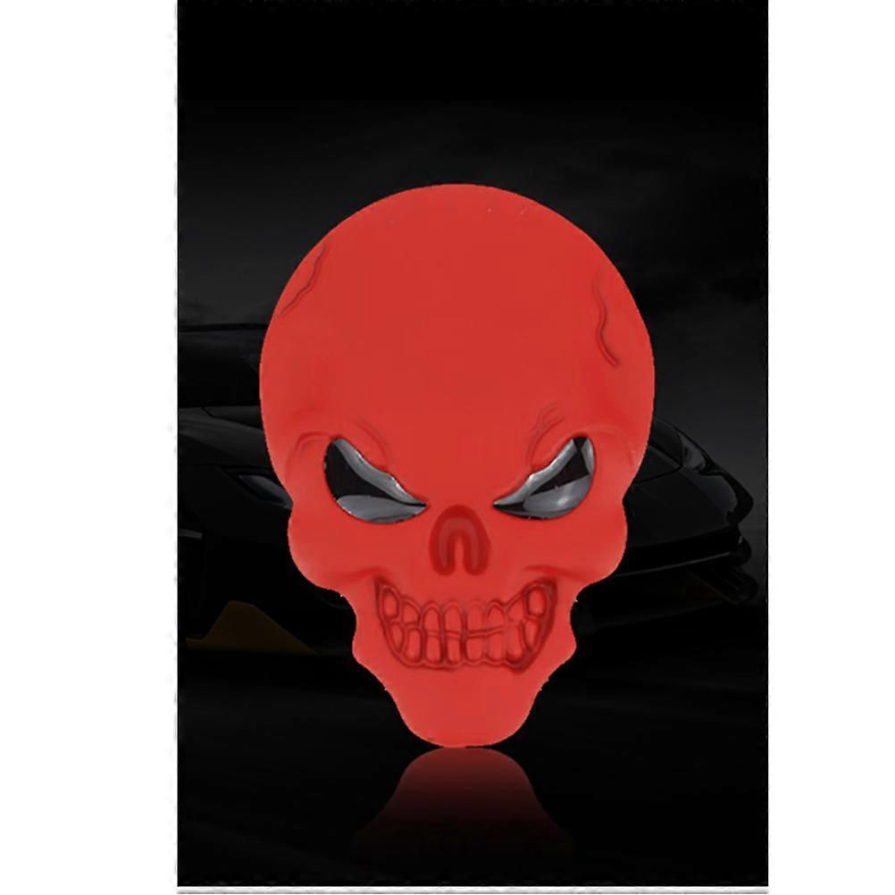 Automotive Metal Skull Car Body Paste for Modification Red Labeling