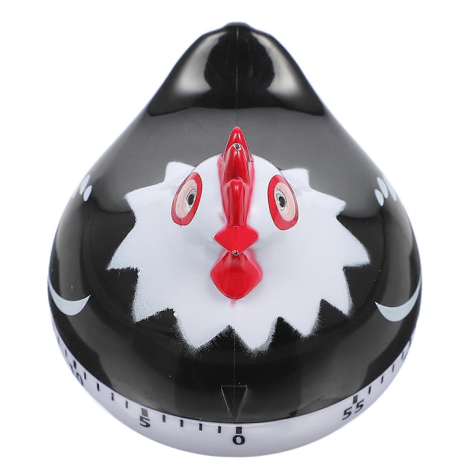 Cartoon Kitchen Timer Mechanical Cooking Timer for Home 1Pcs Black