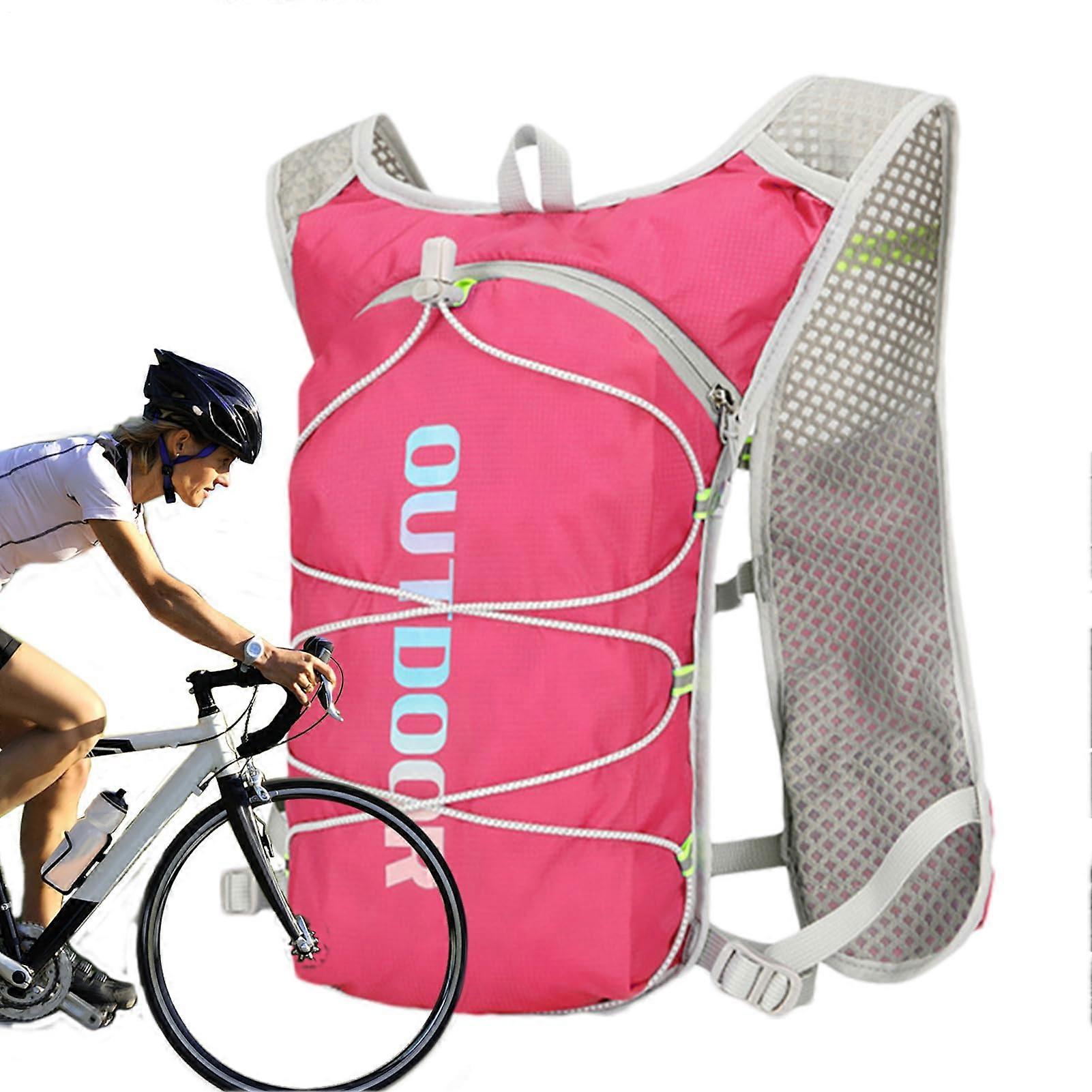 Running Hydration Vest with Water Bladder, Breathable Mesh, Reflective Safety, Adjustable Straps