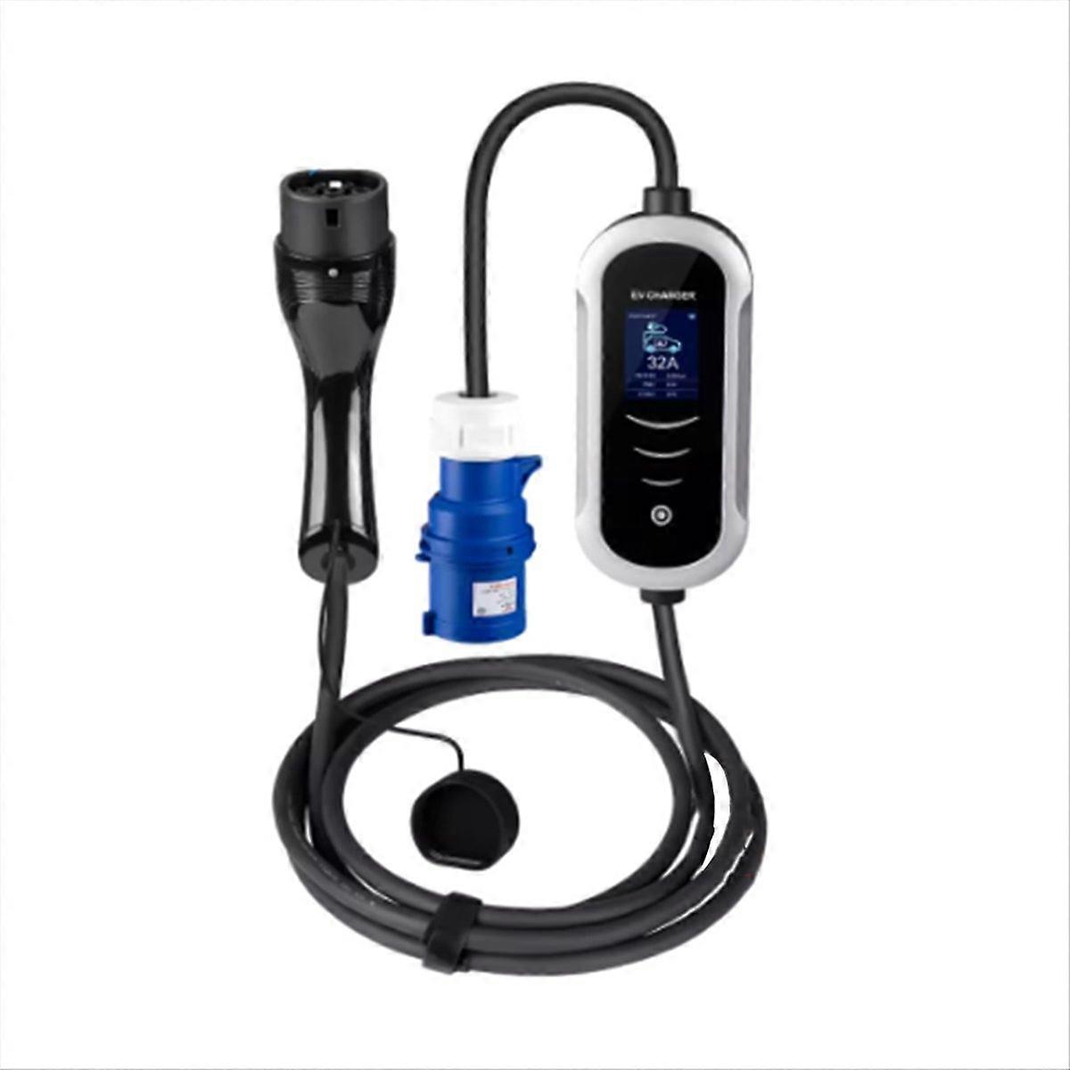 7KW Type 2 EV Portable Charger With Conversion Plug