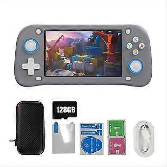 XF43 Retro Handheld Game Console 128G 4.3 Inch IPS Screen Open Source Linux Game Player RK3128 Pocke