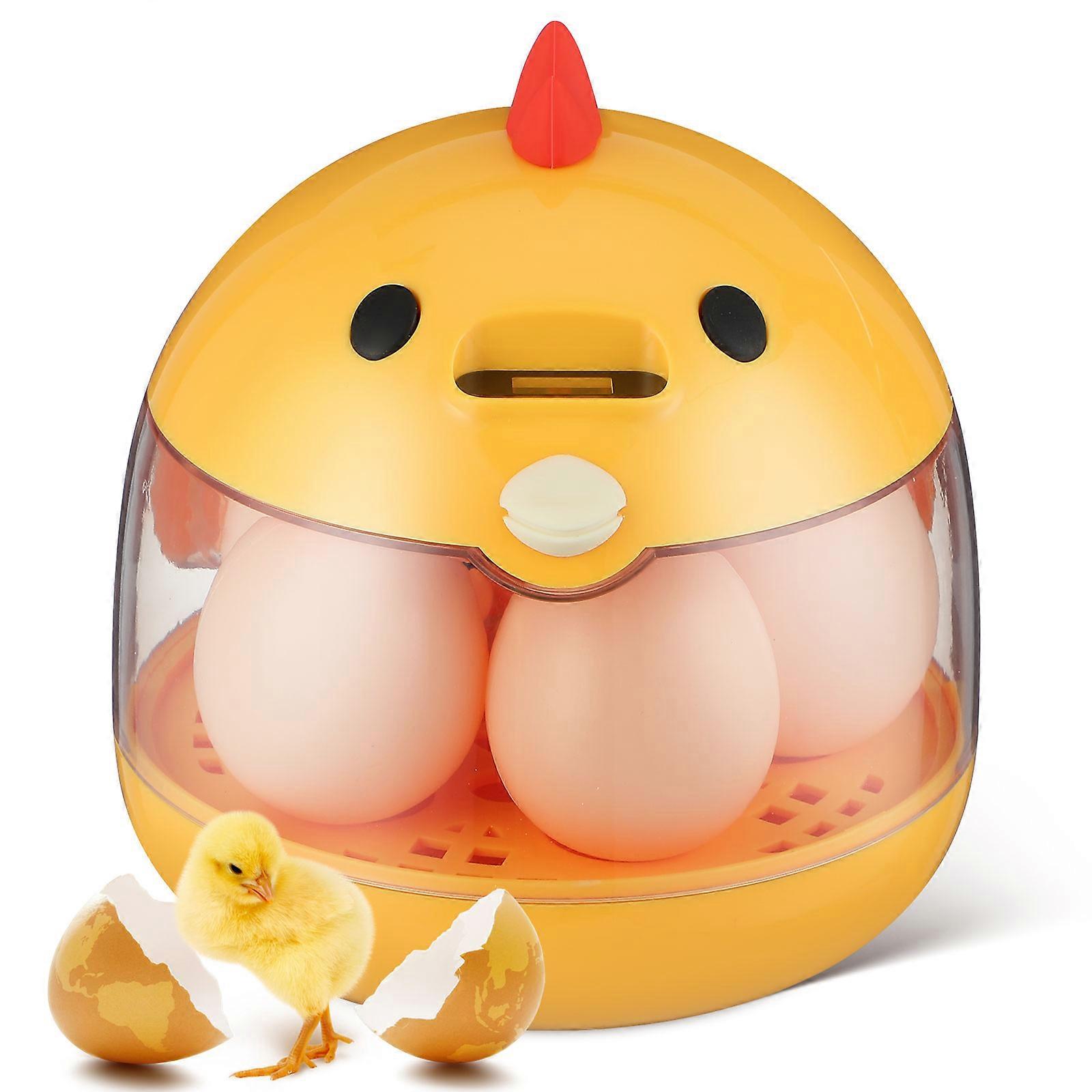 Egg Incubator Quail Small Egg Incubator for Chick Hatching with Automatic Humidity Control 4Pcs