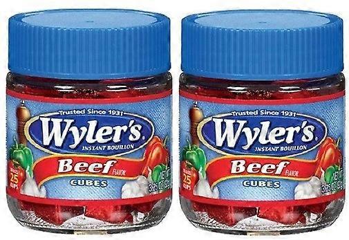 Wylers nötköttbuljongtärningar 2-pack
