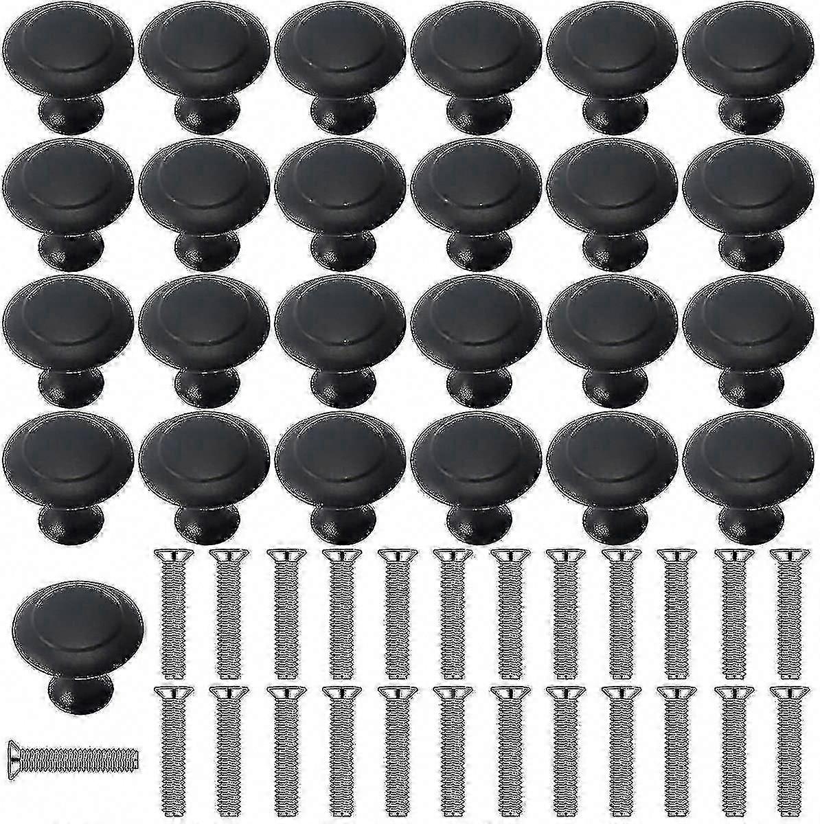 Cabinet Door Handles for Bathrooms, 25 Pack Cabinet Knobs
