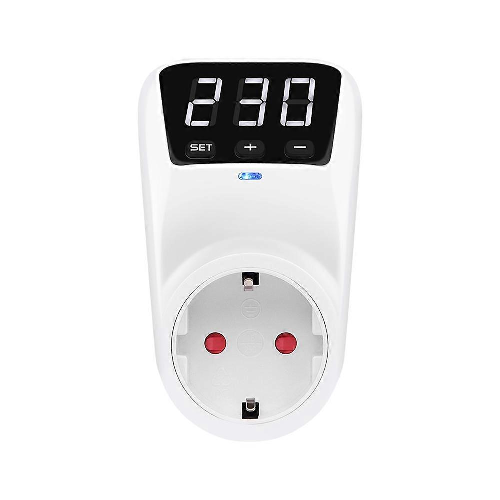 Adjustable Voltage Protector Socket 230V 16A EU Plug with Surge Protection