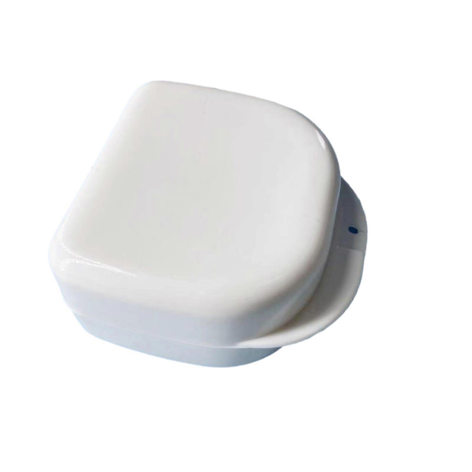 1Pc/2Pcs Denture Storage Box Various Shapes Eco-friendly PP Portable User-friendly Securely Store