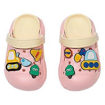 Zoccoli per bambini e bambine, sandali per bambini, scarpe estive da spiaggia, piscina, scarpe da acqua per esterni, ciabatte da doccia rosa, 4,5-5 anni.