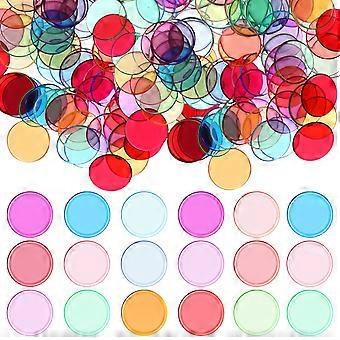 300 Pcs Bingo Chips Plastic Round Pieces Markers for Bingo Game Cards Counting Game Accessories