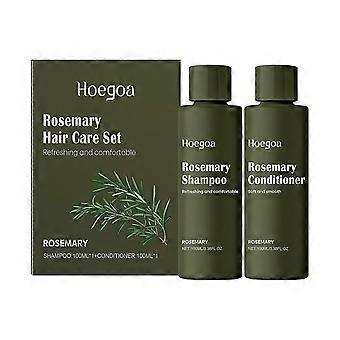 Set shampoo e balsamo antiforfora al rosmarino per il controllo dell'oleosità e l'idratazione.