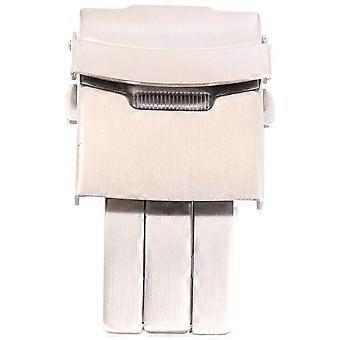 Watchband Clasp Stainless Steel Buckle for Watch Use 1Pcs Silver Durable Strap Accessory