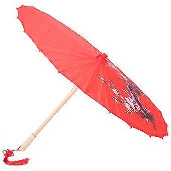 Classical Silk Umbrella for Festival Decor 2Pcs Small Set