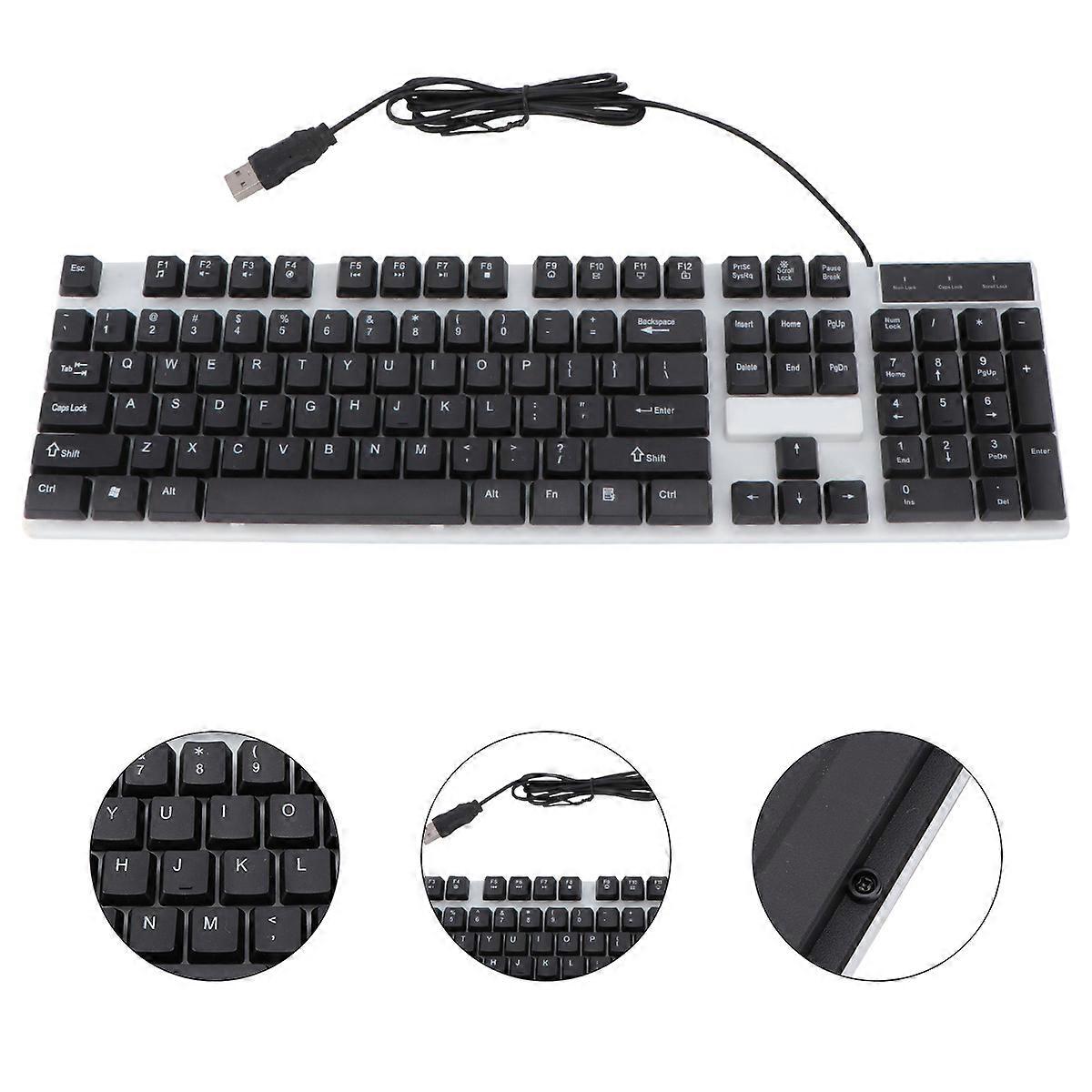 Wired Gaming Keyboard Waterproof Keyboard for Computer Use 1Pcs