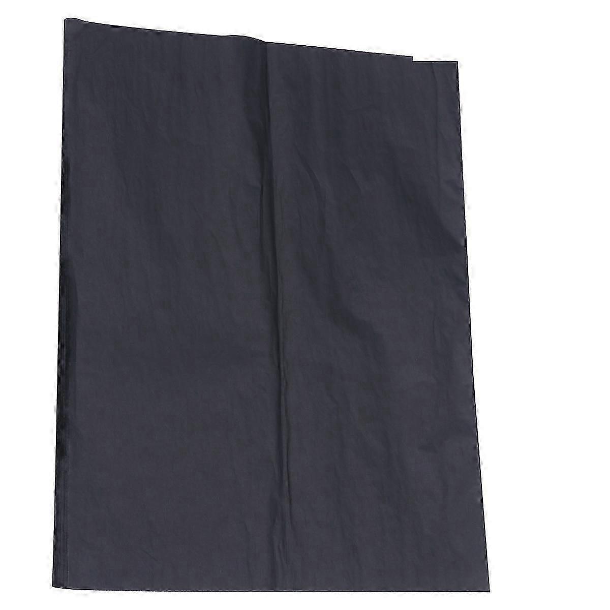 Flower Packing Paper Black Solid Sheets for Gift Wrapping 36Pcs