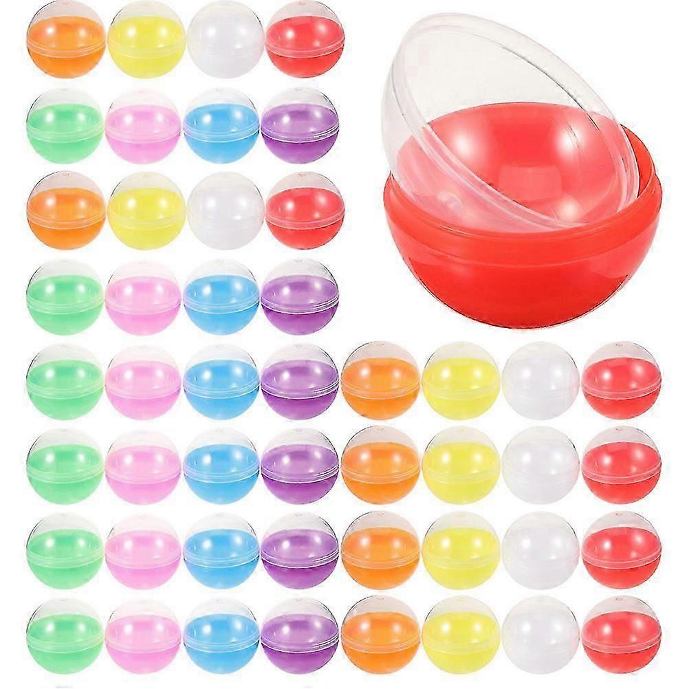 Vending Machine Assorted Color Capsules Balls for Storage 80Pcs