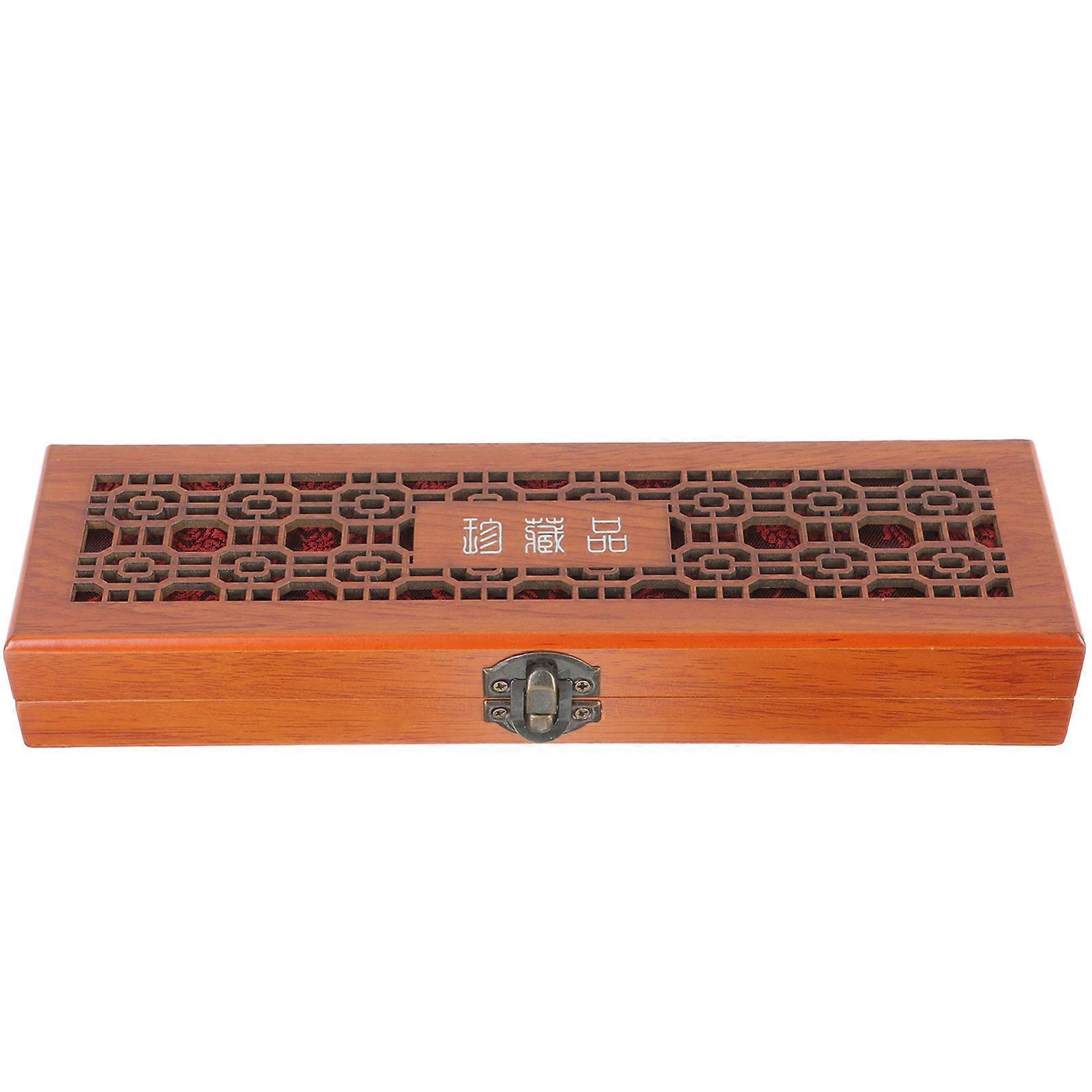 Harmonica Box Durable Wood Harmonica Case for Storage Use 24 Hole Carrying Case