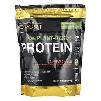 California Gold Nutrition, Sport, Plant-Based Protein with Organic Brown Rice Protein Concentrate, F