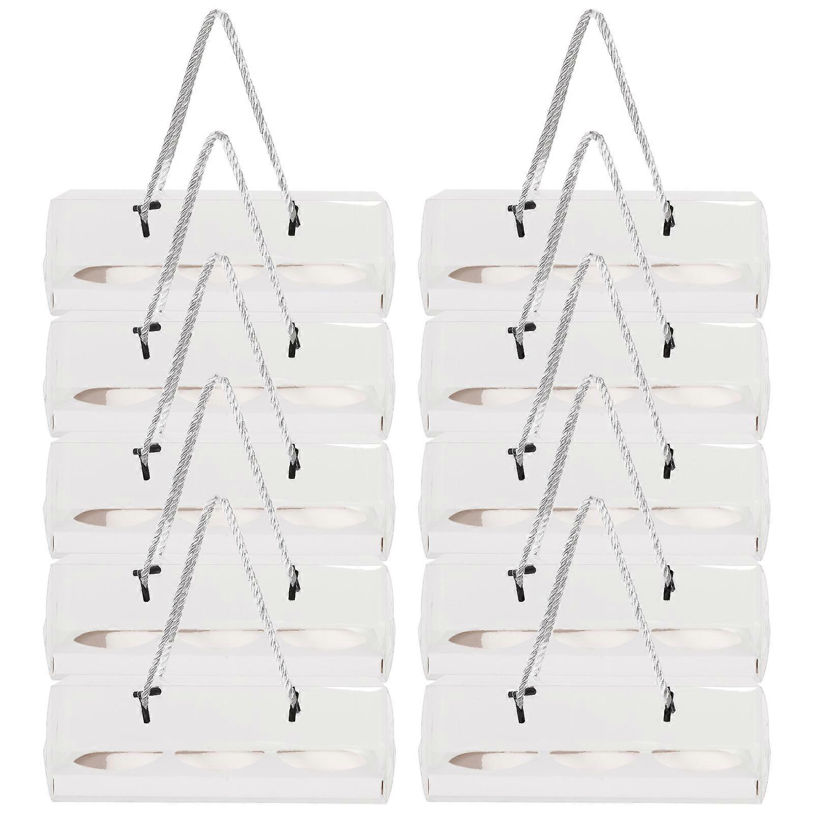 Egg-Yolk Puff Packaging Boxes for Storage 10Pcs Practical Packing Boxes