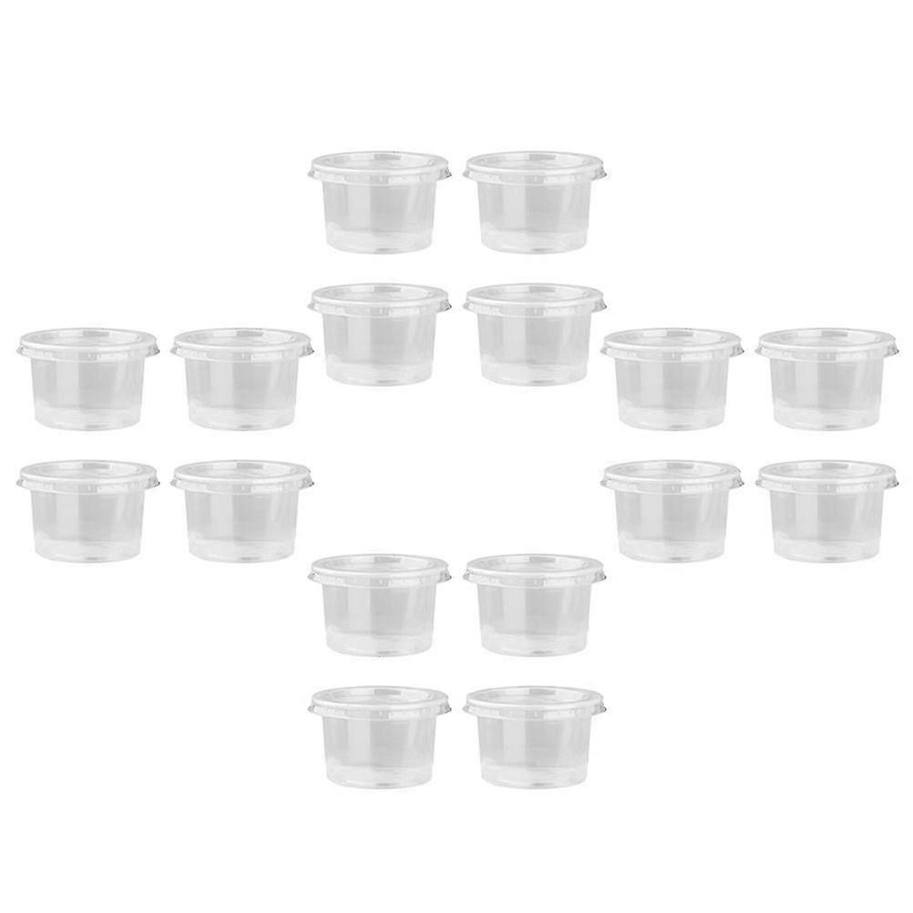 Plastic Pudding Cup Durable Dessert Containers for Home 50Pcs