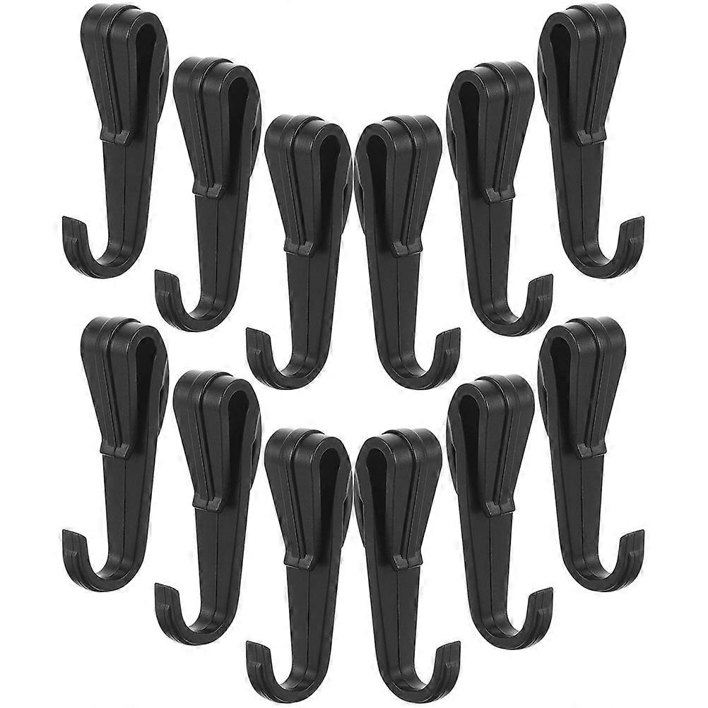 20Pcs Headlight Hard Hat Clips for Fastening Use Durable Plastic Hooks