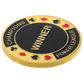 Protetor de cartas de pôquer de metal, moeda protetora para cartas de pôquer, acessórios de pôquer para homens, moeda de pôquer colecionável, lembrança de pôquer.