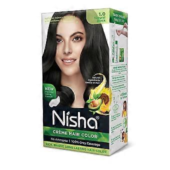 Nisha Natural Permanent Creme Hair Color  Ammonia-Free Long Lasting Grey Coverage Hair Dye