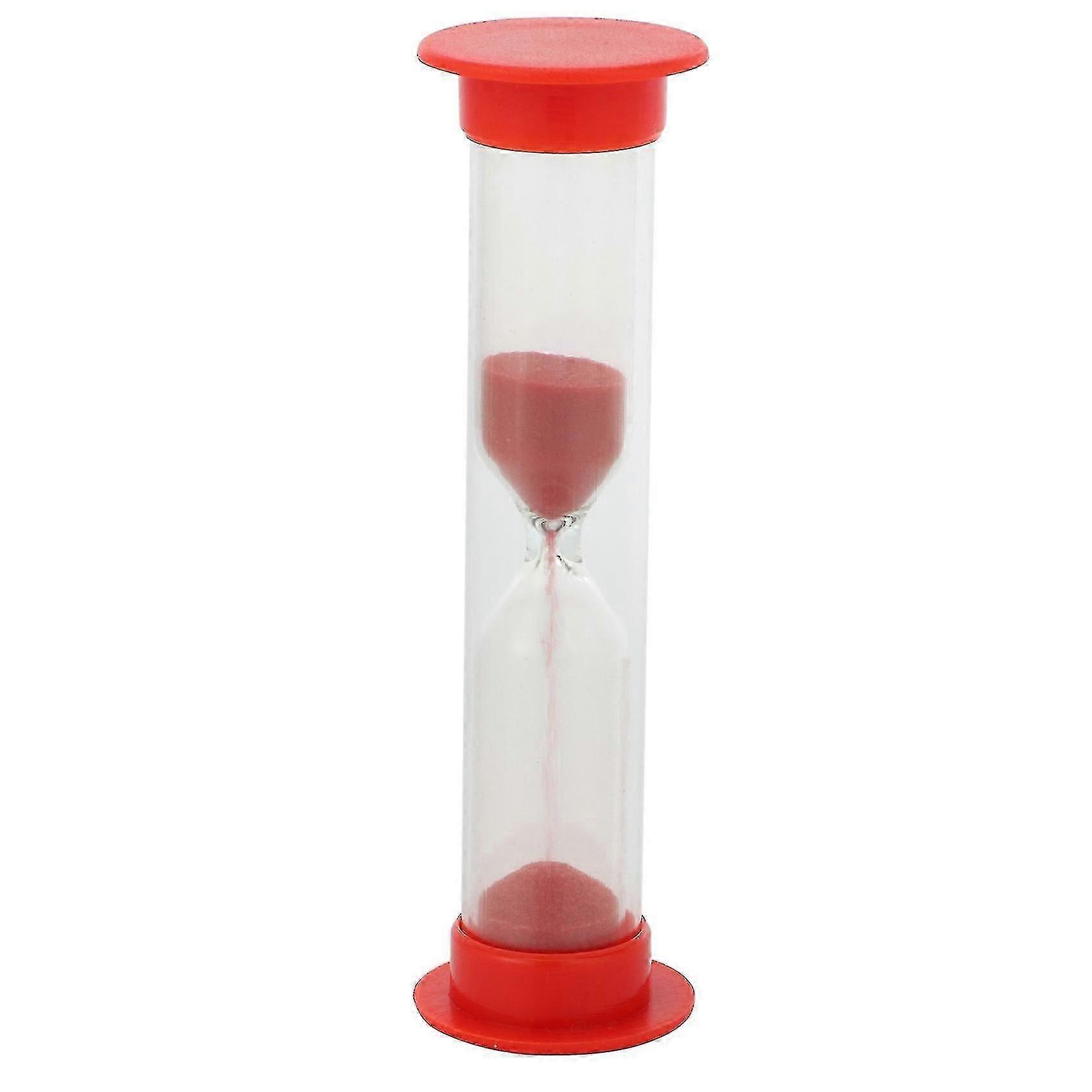 1 Minute Cute Plastic Sand Timer Red