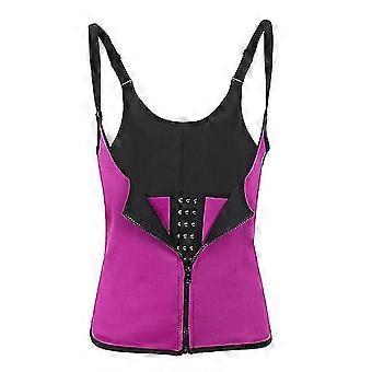3 Clip&1 Zip 6 Aço Desossado Treinador Corset Sport Treino Corpo Shaper Controle de Barriga