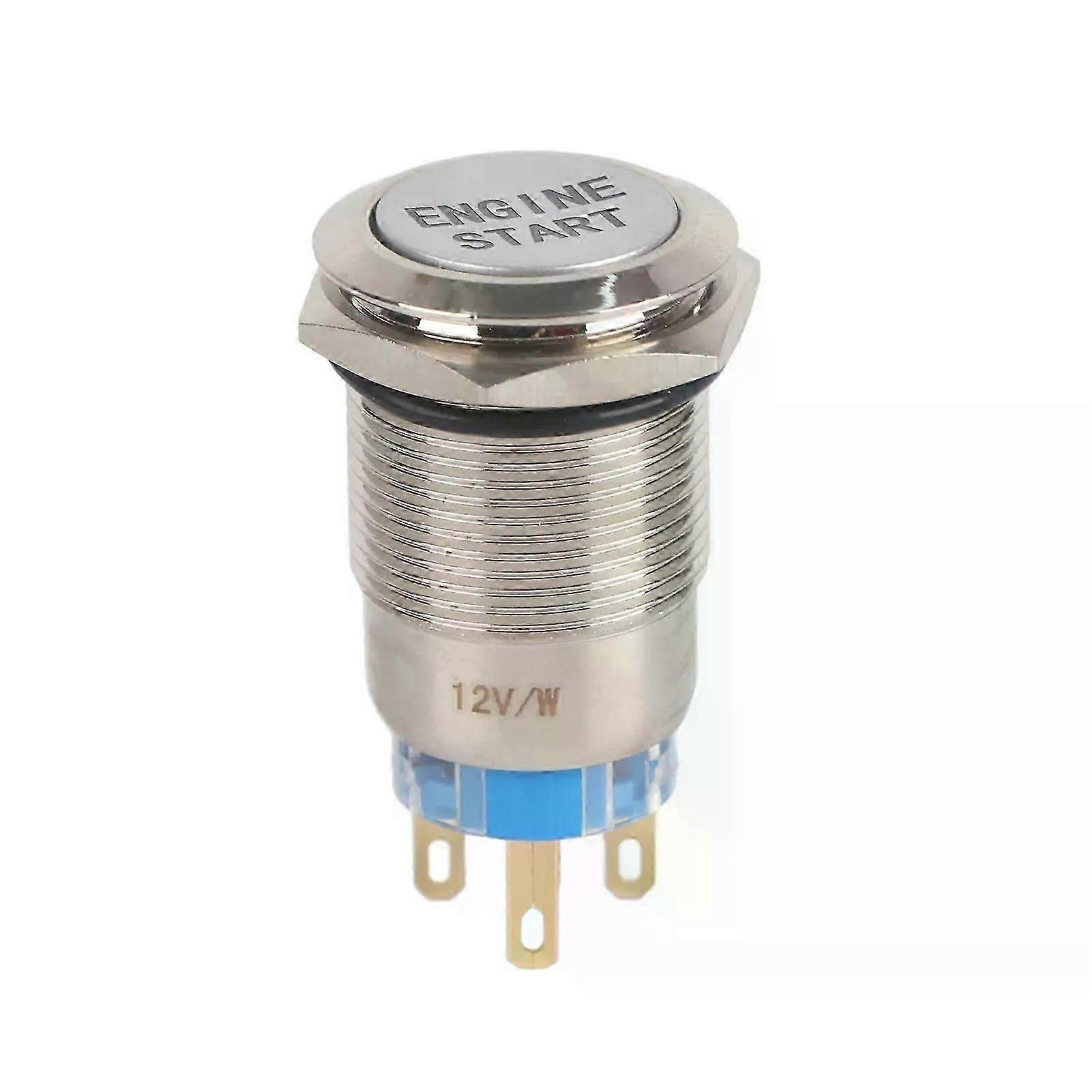 12V Waterproof Car Engine Start Push Button Switch Ignition Starter Engine Starter Button Car Engine Button Engine Start Switch