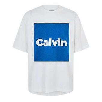 Calvin Klein Męska koszulka z krótkim rękawem i logo Box