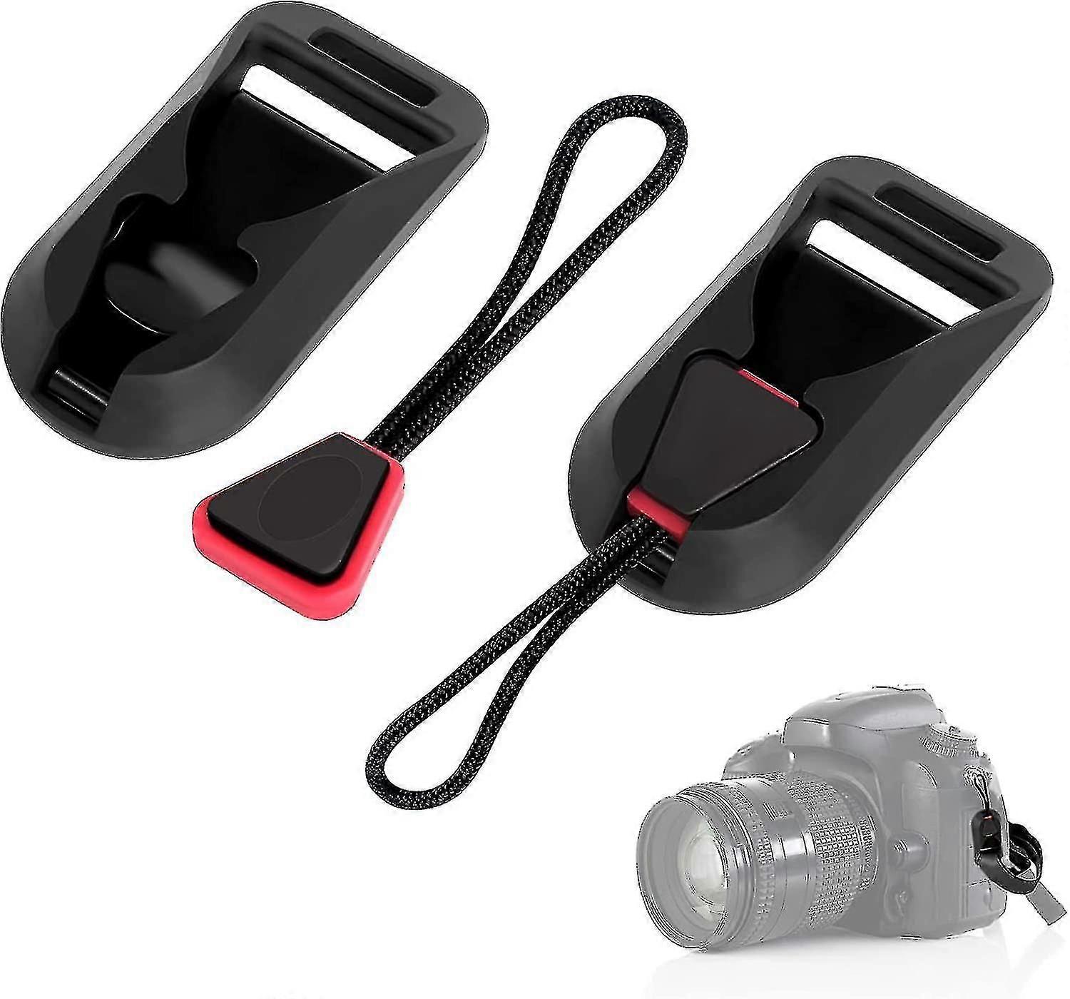 Camera Strap Connector 2 Pcs Camera Strap Quick Release Buckle Quick Neck Strap Adapter For Quickly Installing And Removin