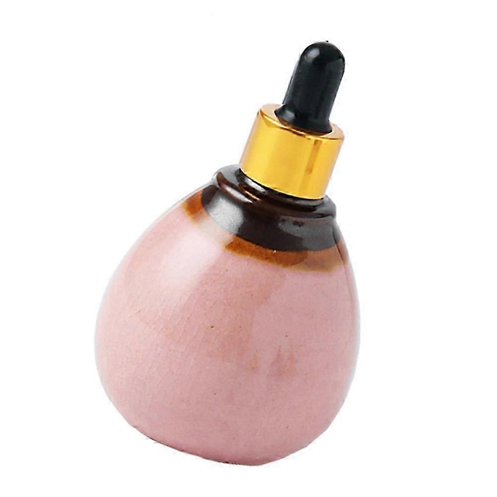 Empty Ceramic Dropper Bottle, Multipurpose for Essential Oil Aromatherapy, Refillable