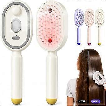 Superior  Electric Spray Air Cushion Comb for Women, 4-in-1 Steam Hair Brush with Mist Spray, Rechargeable Electric Hair Brush, Anti-Static Detangling