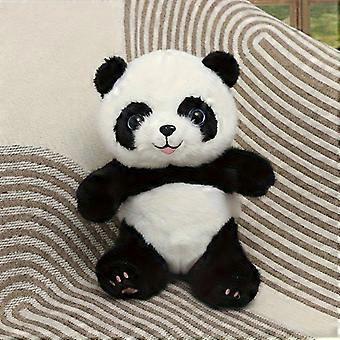 Panda Plush Toy, Soft Faux Stuffed Animal Doll, Cuddly Plushie for Kids, Holiday Gift, Christmas Ornament and Home Decoration Pillow