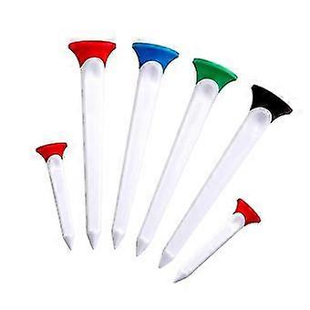 Tees de simulateur de golf à faible friction, outil d'entraînement professionnel, tees de golf en plastique léger à hauteur variable, équipement d'entraînement multicolore