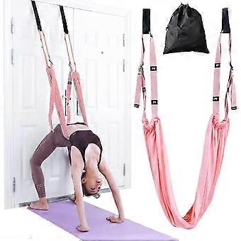 Adjustable Leg Stretcher, Stretching Band with Widened Soft Fabric, Non-slip Grip, Improve Leg Waist Back Flexibility, Portable Fitness Equipment with