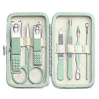 Men's & Women's 8-in-1 Stainless Steel Nail Clipper Set - Toe & Finger Manicure Kit for Personal Care