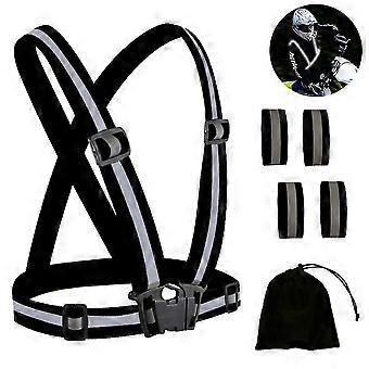 Reflective Gear With Hi-visibility Bands For Running Jogging