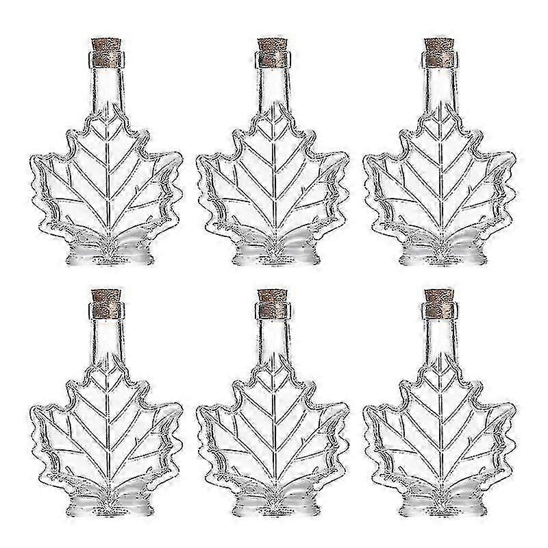 6pcs Maple Leaf Jar