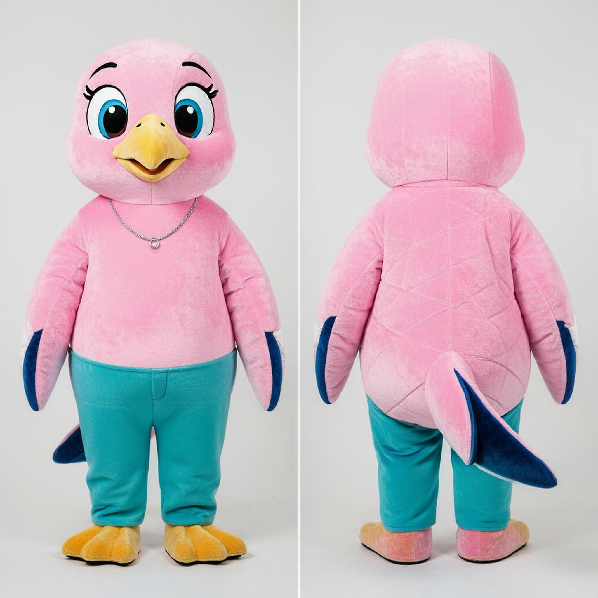 MASTICOT Pink Feathered Albatross Mascot