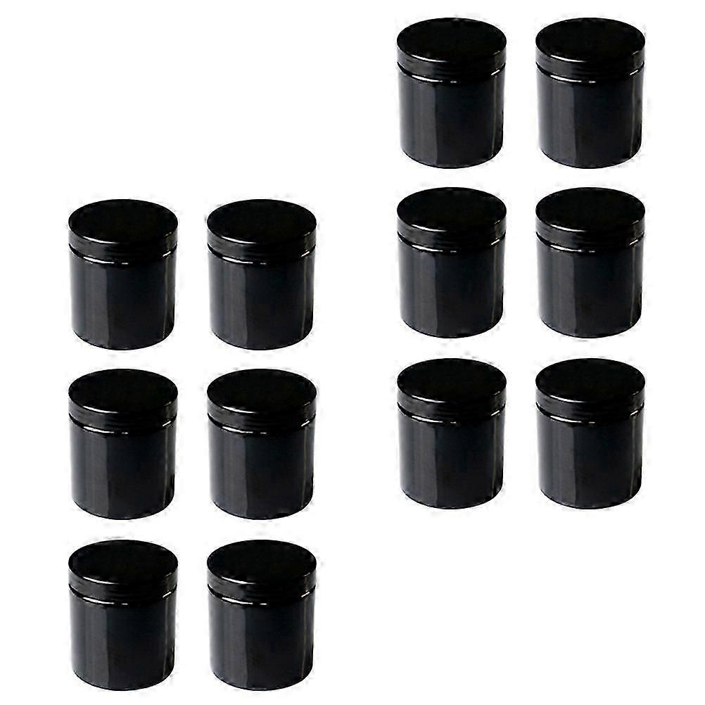 Black Empty Lotion Container 24Pcs Cosmetic Jars Makeup Storage Bottles