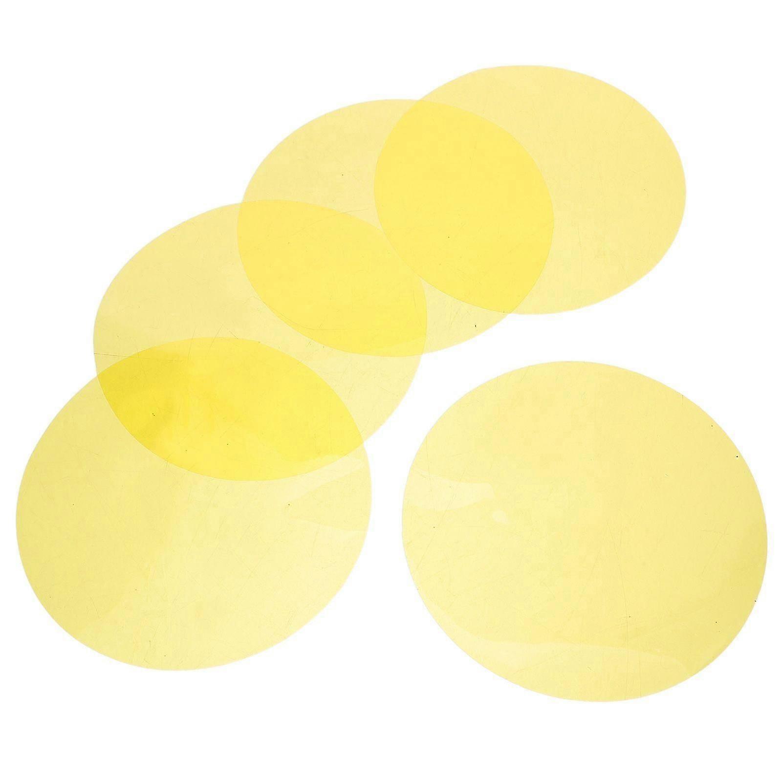 5pcs Color-Changing Light Diffuser Film Self-Adhesive Pet Lighting Filter