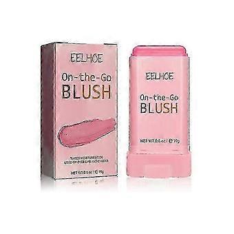 EELHOE Blush Stick 2 Colors Waterproof Facial Blush Cream Natu