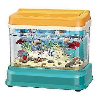 Elektrische fish tank met magnetische stick educatief speelgoed USB simulatie aquarium speelgoed met licht en muziek kinderen speelgoed