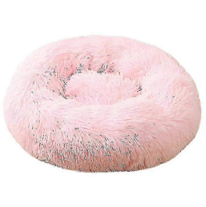 Comfy Calming Warm Round Bed For Pets